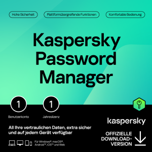 Kaspersky Password Manager (1 User - 1 Year) ESD