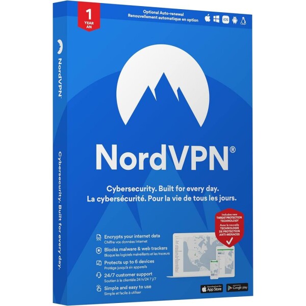 NordVPN Standard VPN + Cybersecurity (10 Device - 1 Year)ESD