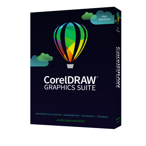 CorelDRAW Graphics Suite 365 (1 Device - 1 Year) ESD