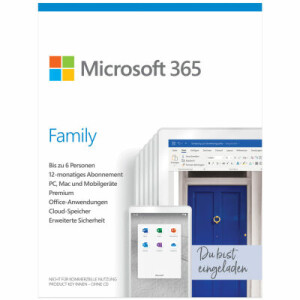 Microsoft 365 Family (6 Users/ 30 Devices - 1 Year) ESD