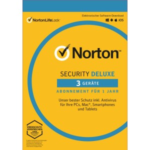 Norton Security ABO (3 Device - 1 Year) Deluxe ESD