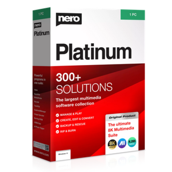 Nero Platinum Unlimited 2025 1 PC - Dauerlizenz ESD