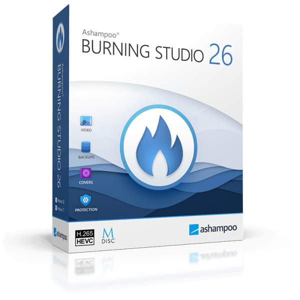 Ashampoo Burning Studio 26 (1 PC - Perpetual) ESD