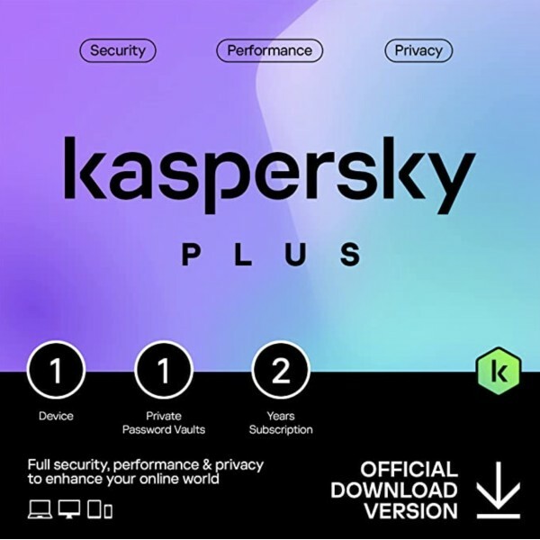 Kaspersky Plus (1 Device - 2 Years) ESD