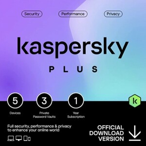 Kaspersky Plus (5 Devices - 1 Year) ESD