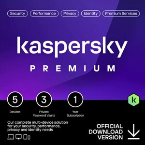 Kaspersky Premium (5 Devices - 1 Year) ESD