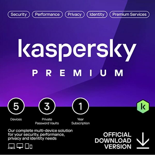Kaspersky Premium (5 Devices - 1 Year) ESD