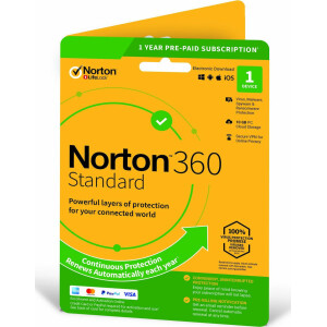 Norton 360 with subscription (1 Device - 1 Year) Standard incl. 10GB ESD