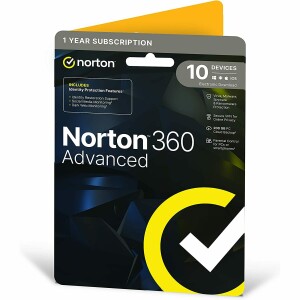 Norton 360 no subscription (10 Devices - 1 Year) Advanced incl. 200 GB Ηλεκτρονική Άδεια